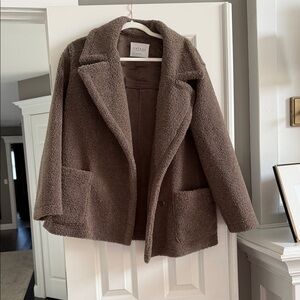 Velvet by Graham & Spencer Teddy Jacket in Rich Brown